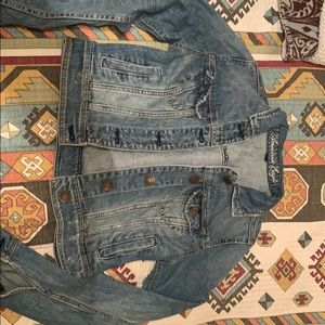American Eagle Cropped Denim Jacket